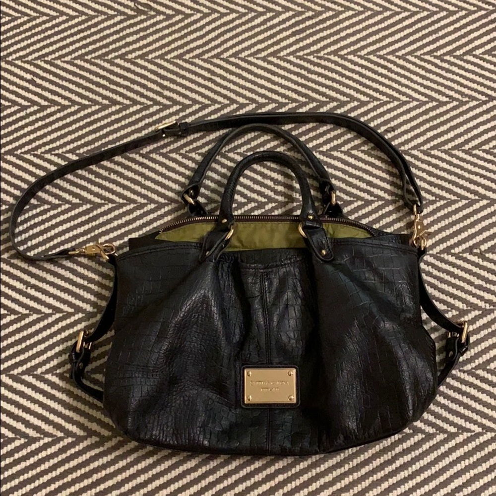 Smith & Canova Brown Leather Alligator Purse